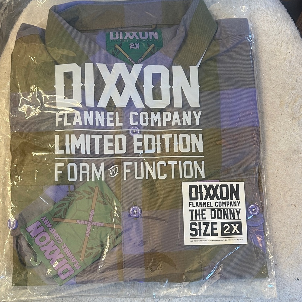 N W T 2XL DIXXON ninja turtle series - Green and Purple